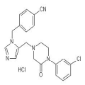 4-((5-((4-(3-Chlorophenyl)-3-oxo-1-piperazinyl)methyl)-1H-imidazol-1-yl)methyl)benzonitrile hydrochl